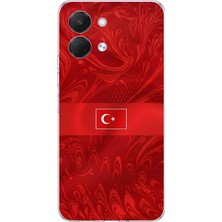 TechTree Tecno Spark Go 3 Uyumlu Türk Milli Takım Desenli Forma Baskılı Silikon Kılıf