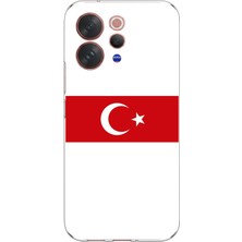 TechTree Vivo V70 Uyumlu Türk Milli Takım Beyaz Forma Baskılı Silikon Kılıf