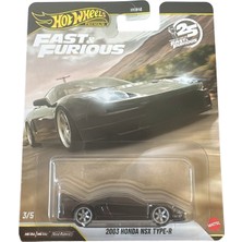 Hot Wheels 2003 Honda Nsx Type-R 1:64 Ölçekli Metal Araç Hızlı ve Öfkeli Temalı Koleksiyonluk