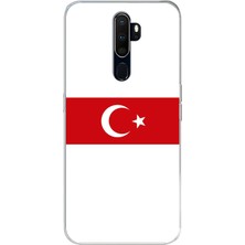TechTree Oppo A5/a9 2020  Uyumlu Türk Milli Takım Beyaz Forma Baskılı Silikon Kılıf