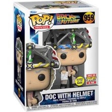 Funko Back To The Future Doc With Helmet Glow-In-The-Dark Pop Figür