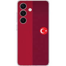 TechTree Samsung Galaxy S26 Uyumlu Türk Milli Takım Parçalı Forma Baskılı Silikon Kılıf