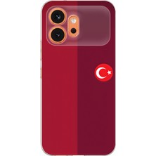 TechTree Honor 600 Uyumlu Türk Milli Takım Parçalı Forma Baskılı Silikon Kılıf