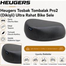 Heugers Tosbak Tombalak  Pro2 (Dikişli) Ultra Rahat Bike Sele – Elektrikli Bisiklet Koltuğu