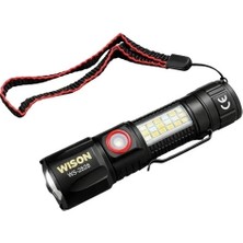 Wison WS-2828 1000 Lümen Mıknatıslı USB Şarjlı El Feneri Nemere