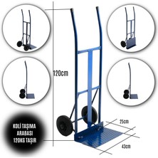 Evimdeyokyok Koli Taşıma Arabası Katlanır Tablalı 120KG Taşıma Kapasiteli El Arabası