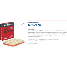 Fıltron Filtron Ap 074/8 (Mann : C 27 031) Ford Focus Kuga Hava Filtresi