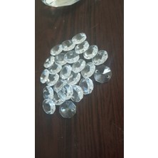 Songül Cam Kristal Avizetaşı 15MM Prizma Kesim Orjinal Taş 50 Adet x 2 Paket