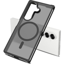 Kupa Galaxy Z Fold 7 Kılıf Kenarları Siyah Mat Arka Yüzey Ince Şık Görünüm Kapak