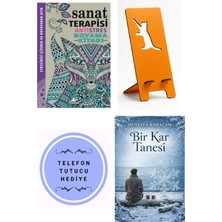 Pegasus Sanat Terapisi Antistres Boyama Kitabı + Telefon Tutucu + Bir Kar Tanesi