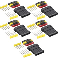 İTHAL 5 Adet Super Seal Konnektör Takım - Erkek/dişi (5 Pin)