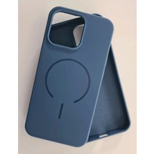 Iphone 14 Promax  Magsafe İle Uyumlu Yumuşak Soft Mükemmel Manyetik Esnek Lansman Silikon Kılıf