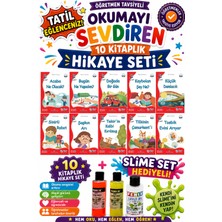 Üçgen Yayıncılık 1. Sınıf Öğretmen Tavsiyeli Okumayı Sevdiren 16 Sayfa 10 Kitaplık Hikaye Seti-3 (Slime Set Hediyeli)