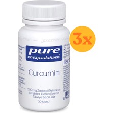 Pure Encapsulations Curcumin 30 Kapsül - 3 Adet (Toplam 90 Kapsül)