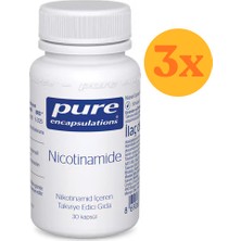 Pure Encapsulations Nicotinamide 30 Kapsül - 3 Adet (Toplam 90 Kapsül)