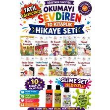 Üçgen Yayıncılık 1. Sınıf Öğretmen Tavsiyeli Okumayı Sevdiren 16 Sayfa 10 Kitaplık Hikaye Seti-5 (Slime Set Hediyeli)