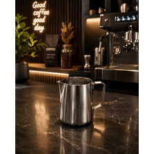 Sunvera Çelik Paslanmaz Çelik 500 ml Barista Sütlük Bulaşık Makinasında Yıkanabilir 8*11CM