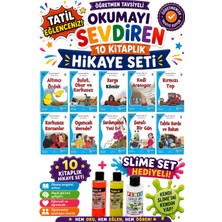 Üçgen Yayıncılık 1. Sınıf Öğretmen Tavsiyeli Okumayı Sevdiren 16 Sayfa 10 Kitaplık Hikaye Seti-2 (Slime Set Hediyeli)