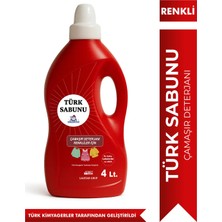Akusta Türk Sabunu Renkliler Için Çamaşır Deterjanı 4 Lt