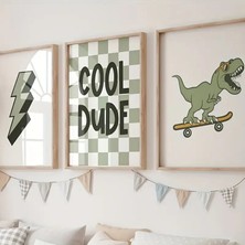 Nt Handmade Çerçeveli Uv Baskı Cool Dude Duvar Tablosu – Modern & Şık Bebek Çocuk Odası Duvar Dekoru