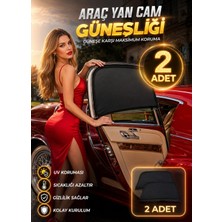 Uydee 2 Adet Araç Yan Cam Güneşlik Perde Uv Korumalı Universal Oto Cam Perdesi Bebek ve Çocuk Için Güneş Önleyicioto Güneşlik Perde Araba Yan Cam Perdesi Güneş Önleyici Araç Içi Güneşlik Araç Sineklik