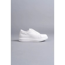 Arda SLW151 Boost Bağcıklı Cilt Erkek Günlük Sneaker Ayakkabı Bt Beyaz