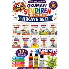 Üçgen Yayıncılık 1. Sınıf Öğretmen Tavsiyeli Okumayı Sevdiren 16 Sayfa 10 Kitaplık Hikaye Seti-8 (Slime Set Hediyeli)