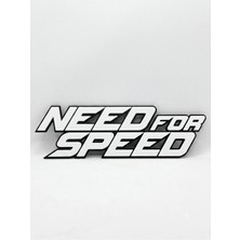 Goka 3D Craft Need For Speed(NFS) Temalı 3D Duvar Dekoru - 23 cm Premium Versiyon (1.5 cm Çift Montaj Setli)