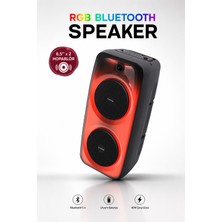 Kensa Taşınabilir 40W LED Işıklı Bluetooth Hoparlör Seti