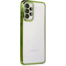 Sepetopia Samsung Galaxy A53 5g Kılıf Razer Lensli Silikon - Yeşil