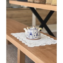 Marys Concept Mavi Çini Porselen Teapot 800 ml