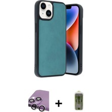 Pileli Store Pilelistore™ iPhone 14 Kılıf Kıvılcım Işık Serisi - Siyah Joko Magic 5d Hayalet Cam + Raze Metal Kamera Lens - Gs