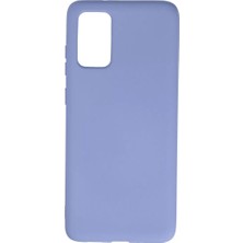 Samsung Galaxy S20 Plus Kılıf Nano Içi Kadife Silikon - Lila