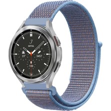 Watch 22MM Hasırlı Cırtcırtlı Kordon - Mavi