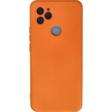 General Mobile Gm 21 Kılıf Nano Içi Kadife Silikon - Turuncu