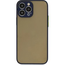 Apple iPhone 13 Pro Max Kılıf Montreal Silikon Kapak - Lacivert
