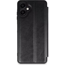 Samsung Galaxy A06 Kılıf Flip Cover - Siyah