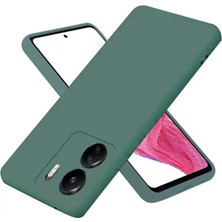 Sepetopia Xiaomi Redmi 13C Kılıf First Silikon - Koyu Yeşil