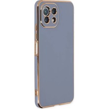 Xiaomi Mi 11 Lite Kılıf Volet Silikon - Mavi