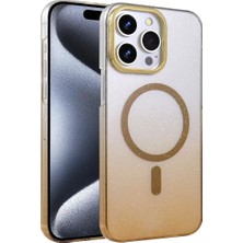 Sepetopia Apple iPhone 15 Pro Max Glossy Magsafe Kapak - Çöl Titanyum