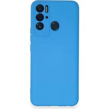 Tecno Pova Neo Kılıf Nano Içi Kadife Silikon - Mavi