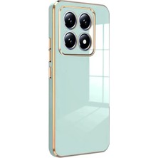 Xiaomi Mi 14T Pro Volet Silikon - Açık Yeşil