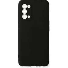 Oppo Reno 5 Pro Kılıf First Silikon - Siyah