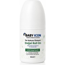 Baby Icon Ter Kokusu Önleyici Doğal Roll On 50 ml