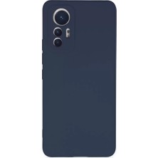 Xiaomi Mi 12 Lite Kılıf Nano Içi Kadife Silikon - Lacivert