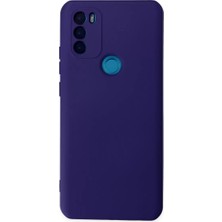 General Mobile Gm 21 Plus Kılıf Nano Içi Kadife Silikon - Mor