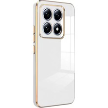 Xiaomi Mi 14T Pro Volet Silikon - Beyaz