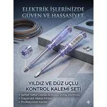 KD Düz + Yıldız Uçlu Kontrol Kalemi