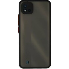 Realme C11 2021 Kılıf Montreal Silikon Kapak - Siyah