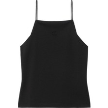 Calvin Klein Kadın Siyah Calvin Klein Sl Ponte Monogram Ca Siyah Kadın Bluz